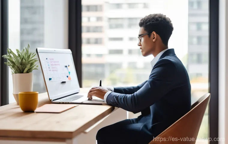 가치 기반 우선순위화의 전략적 연계성 - **Prompt 1: Strategic Clarity and Focused Work**
    A professional, gender-neutral individual, dres...